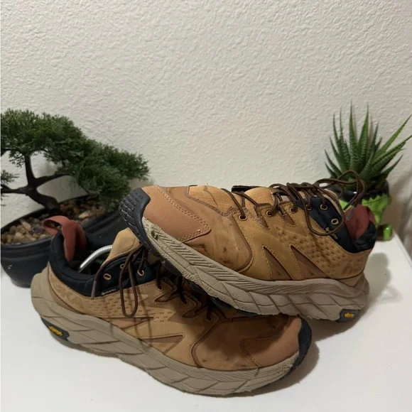 Hoka Men's Tan and Black Athletic Shoes - Picture 2 of 4